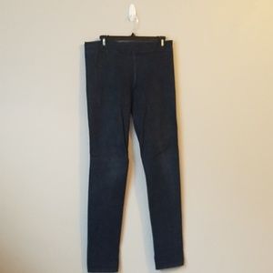 The Row pull on denim skinny jeans.